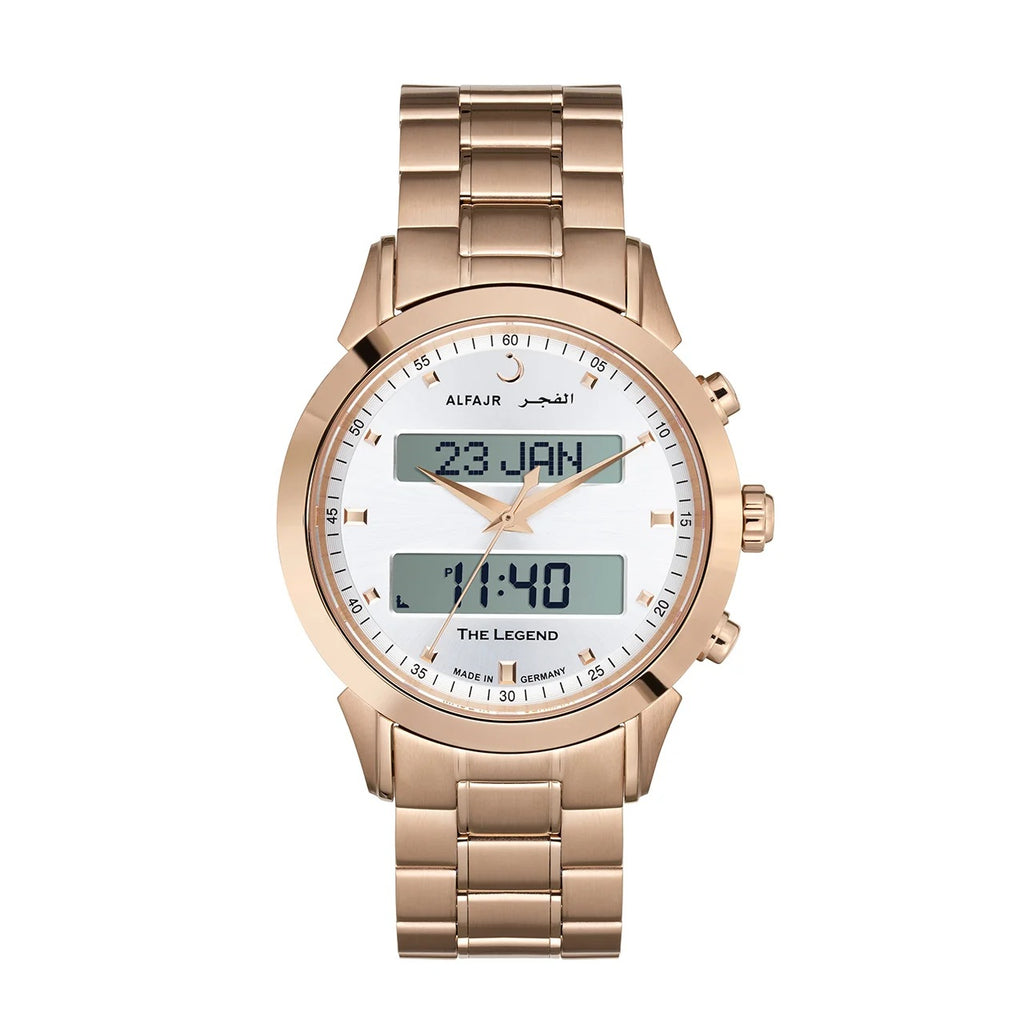 Alfajr Watch WA-30SB The Legend 360 Rose gold/White dial