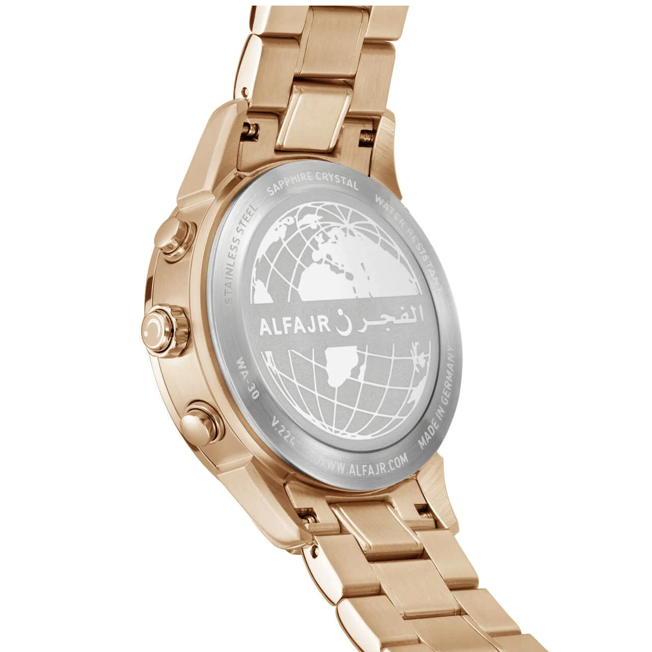 Alfajr Watch WA-30SB The Legend 360 Rose gold/White dial
