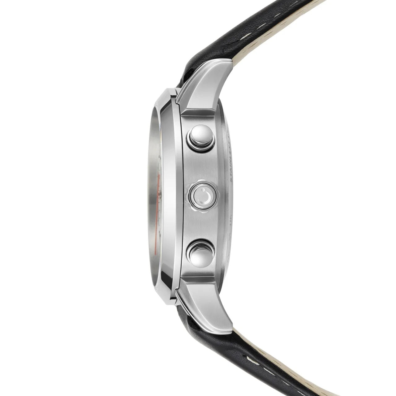 Alfajr Watch WA-30L The Legend 360 Leather Black leather/White dial