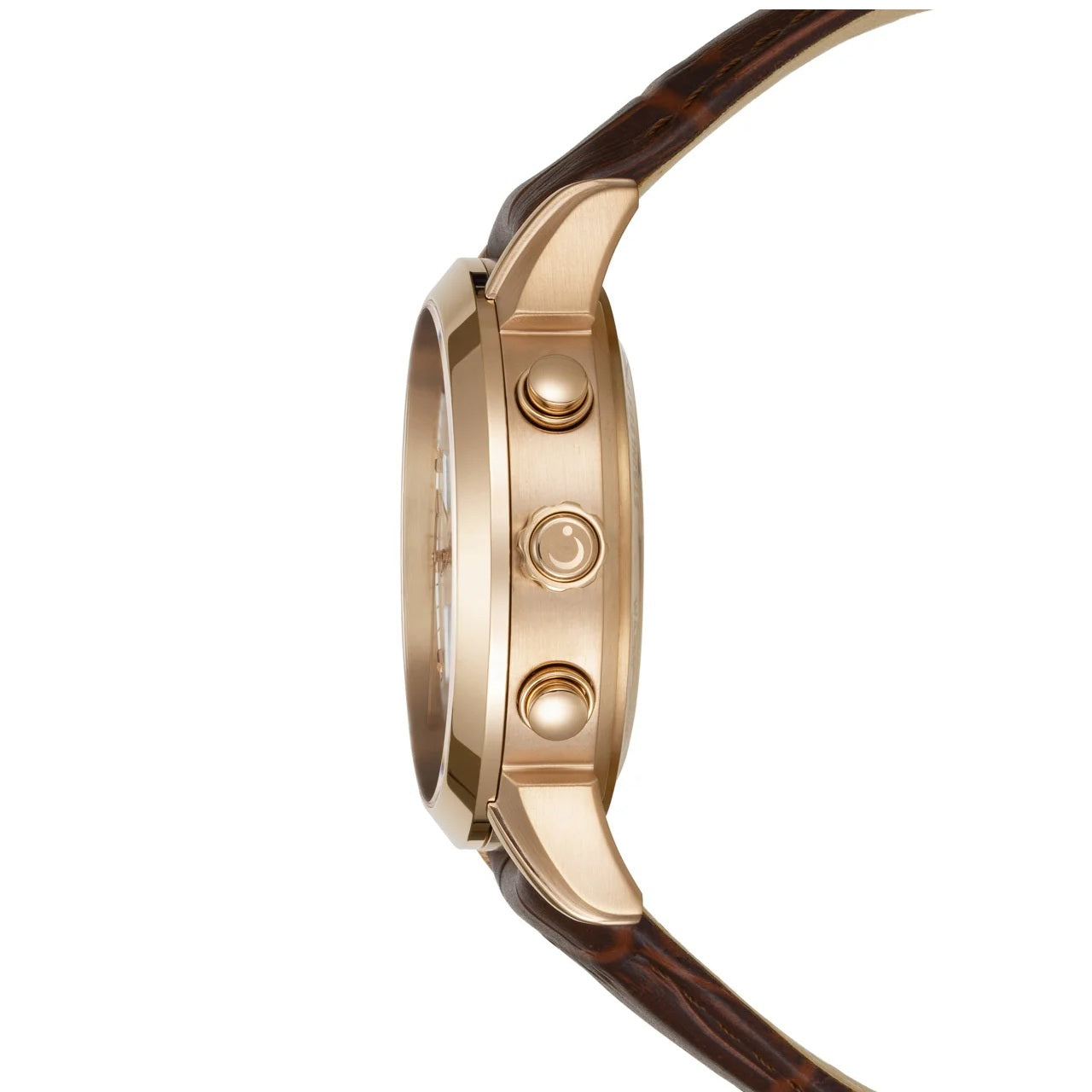 Alfajr Watch WA-30LB Brown leather/White dial