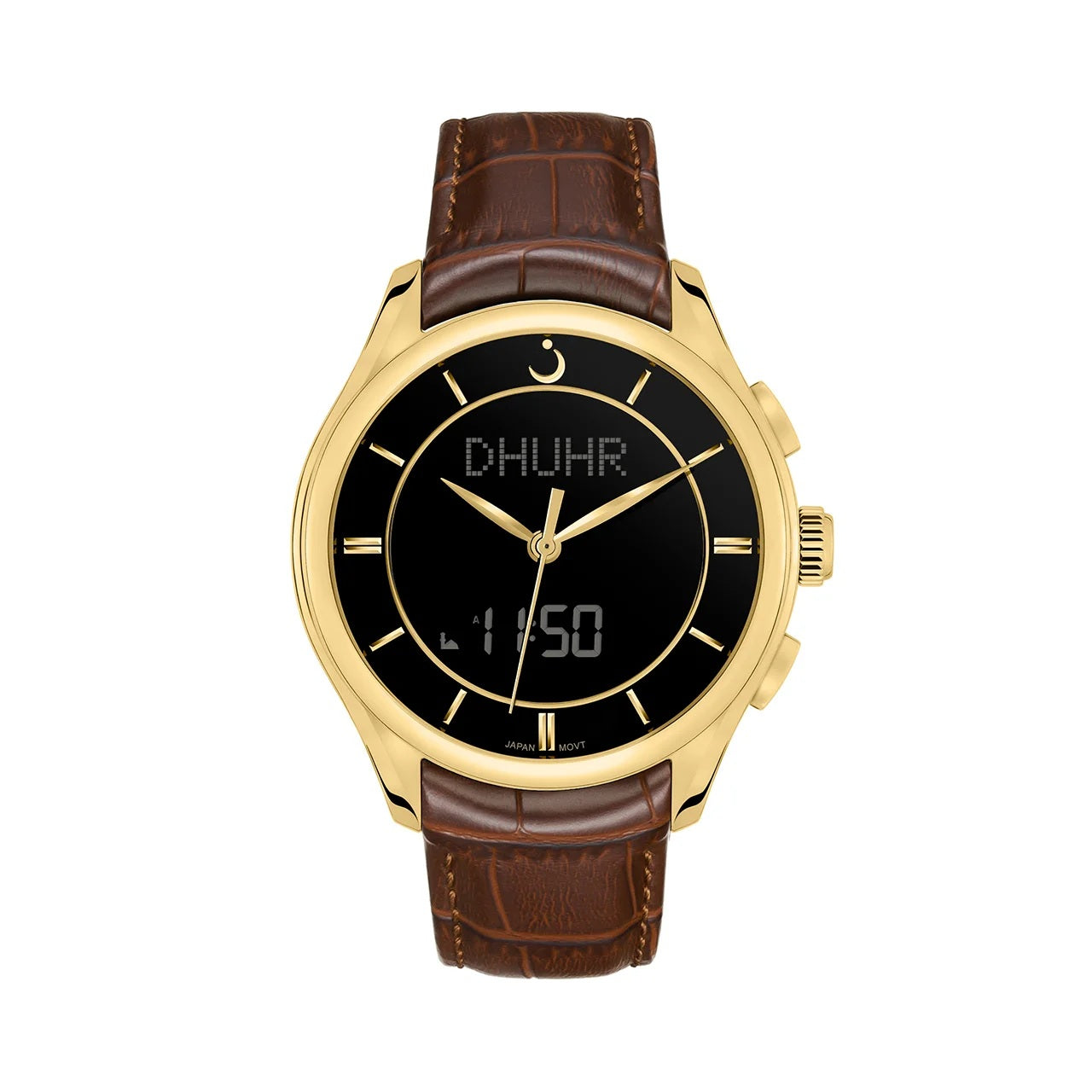 Alfajr Watch Premier 360 Leather Gold - WK26
