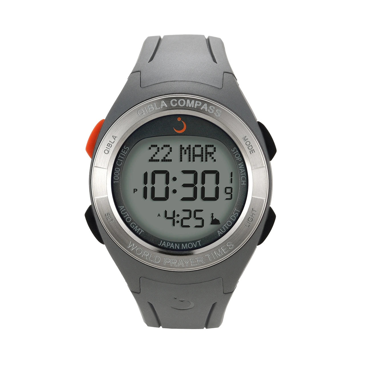 Alfajr -Sport Qibla Watch WQ-18-Grey