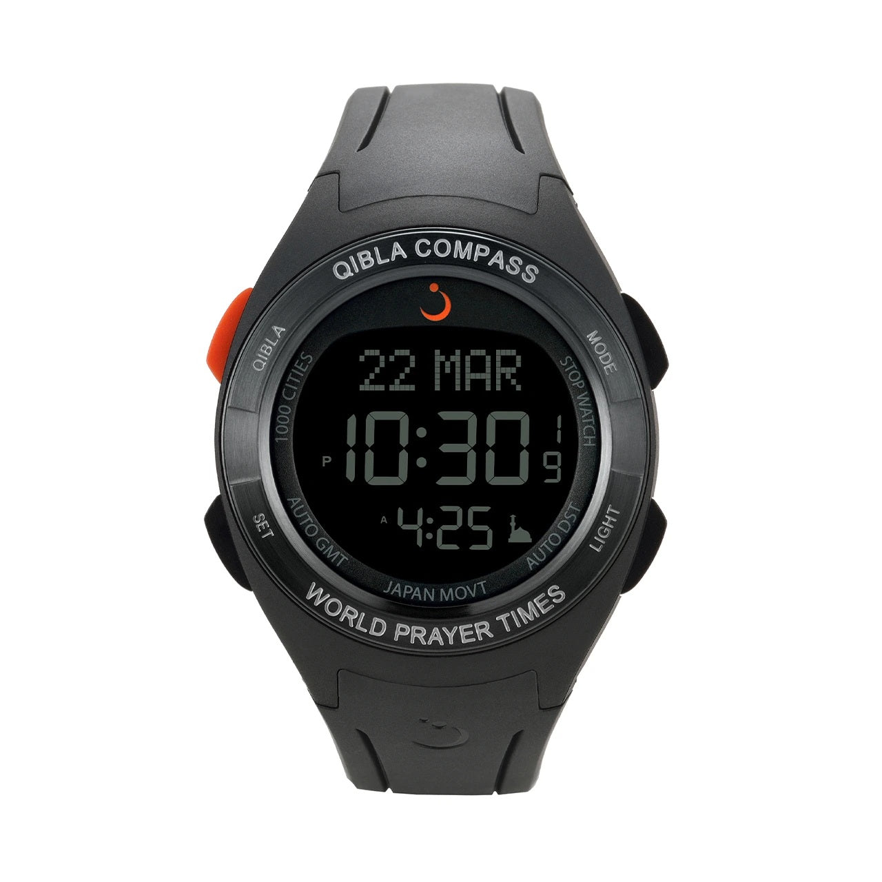 Alfajr Sport Qibla Watch WQ-18-Black